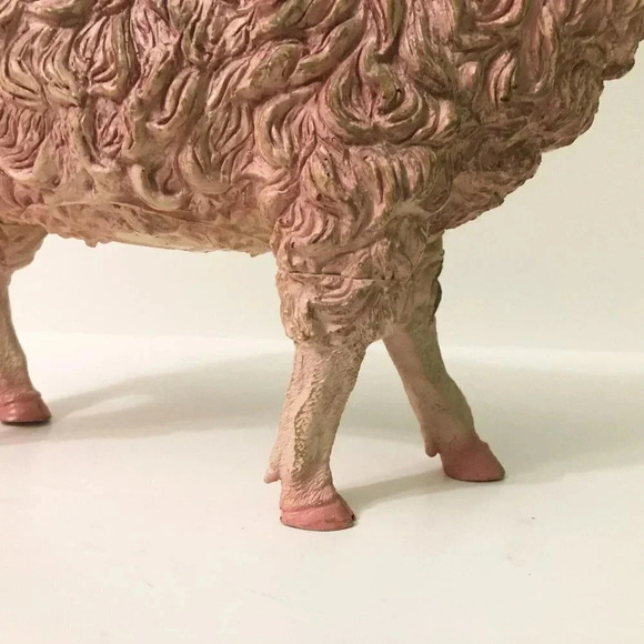 Vintage Fast Champ Soft Rubber Sheep Figure 10 Inch Long Squeeze Toy - Picture 3 of 13